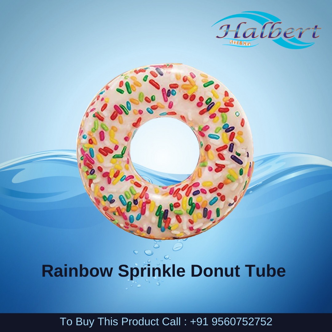 Rainbow Sprinkle Donut Tube