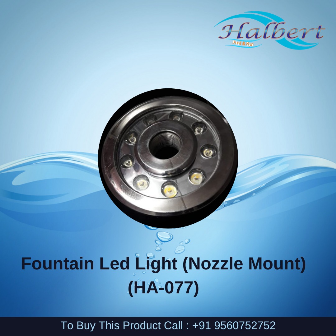 Fountain Led Light Nozzle Mount