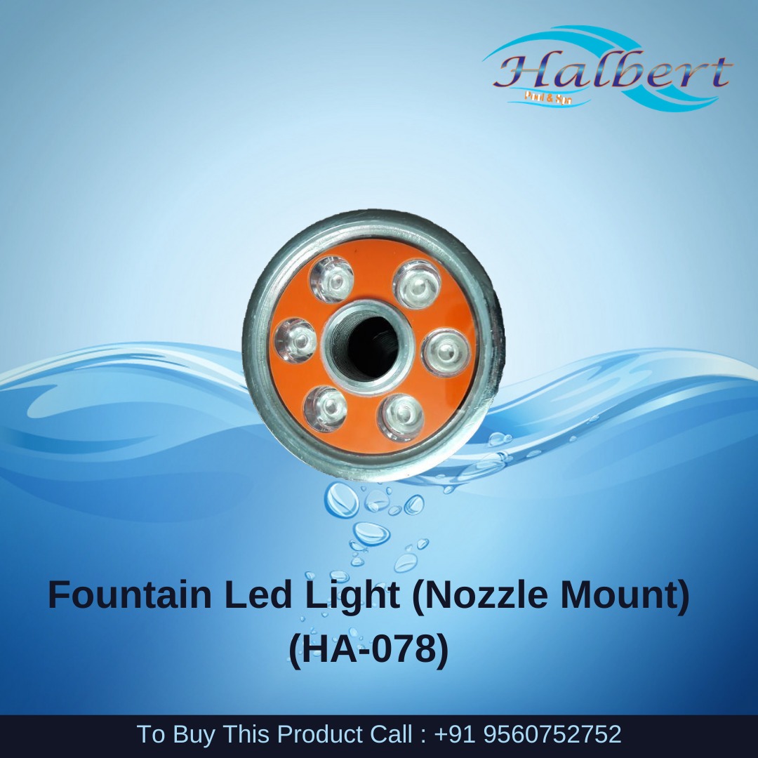 Fountain Led Light Nozzle Mount HA 078