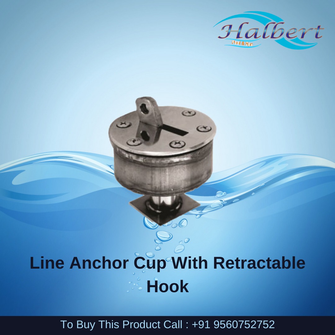 Line Anchor Cup with Retractable Hook