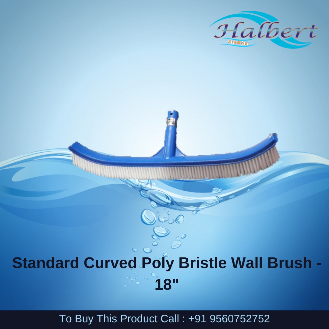 Standard Curved Poly Bristle Wall Brush-18 inch