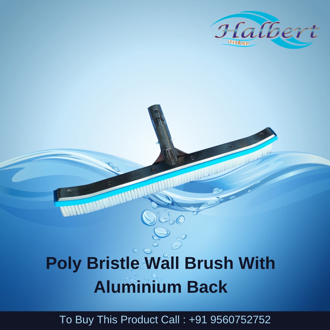 Poly Bristle Wall Brush with Aluminium back handle-18 inch