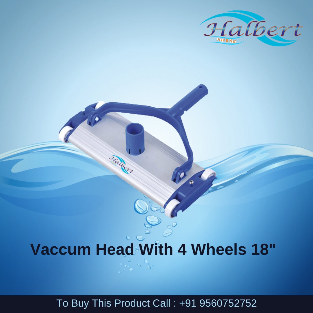 Vaccum Head with 4 Wheels  Alu Body 18 Inch