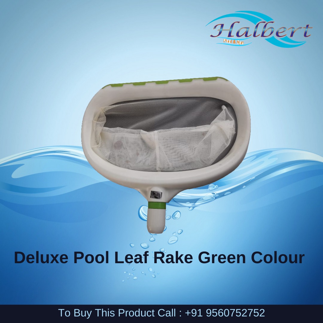 Deluxe Pool Leaf Rake Green Color